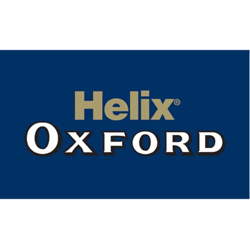 Helix Oxford Tri-Grip Kugelschreiber 10er Pack – Schwarz, 1,0 Mm, Ergonomischer Dreikantgriff