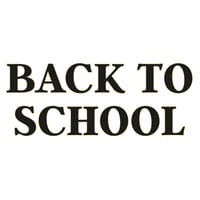 Back To School
