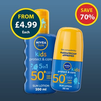 nivea suncreams