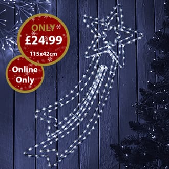 christmas shooting star lights
