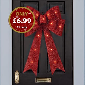 xmas door bow