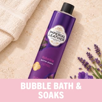 bubble bath and bath soaks