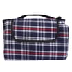 Lakescape Check Deluxe Picnic Blanket - Navy