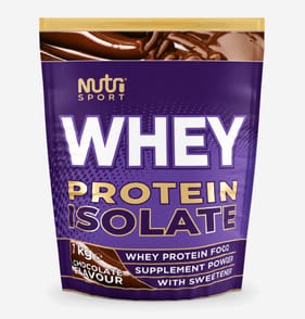 Nutri Sport Whey Protein Isolate 1kg - Chocolate