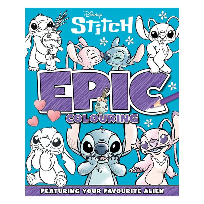Disney Stitch Epic Colouring