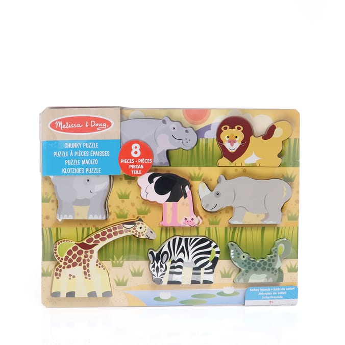 Melissa & Doug Chunky Puzzle - Safari Friends