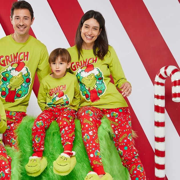 Home Bargains Christmas Grinch Xmas Pjs The Grinch Pyjama Set
