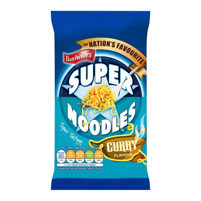 Batchelors Super Noodles 90g - Curry x24