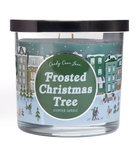 Candy Cane Lane Scented Candle 350g - Frosted Christmas Tree