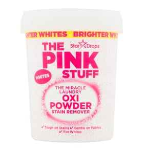 Star Drops The Pink Stuff Whites The Miracle Laundry Oxi Powder Stain Remover 1kg