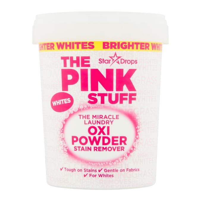 Star Drops The Pink Stuff Whites The Miracle Laundry Oxi Powder Stain Remover 1kg