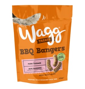 Wagg Treats 125g - BBQ Bangers