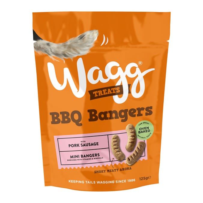 Wagg Treats 125g - BBQ Bangers
