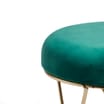 Home Collections Velvet Metal Footstool