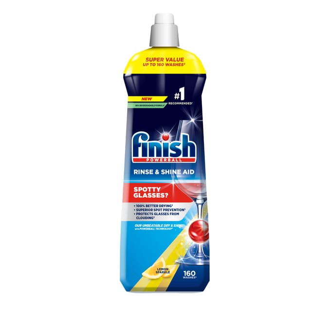 Finish Rinse & Shine Aid Lemon 800ml