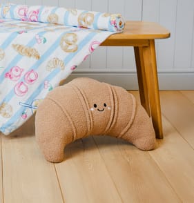 Breakfast Club Pretzel Croissant Cushion