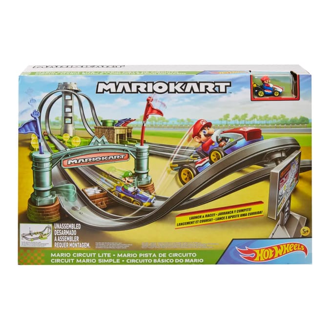 Hot Wheels Mario Kart Circuit Lite Track Set GHK15