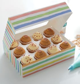 Jane Asher Cupcake Boxes Holds 12 Cupcakes 2 Pack