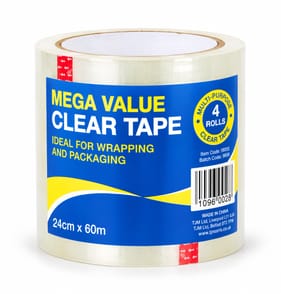 Clear Tape 4PK
