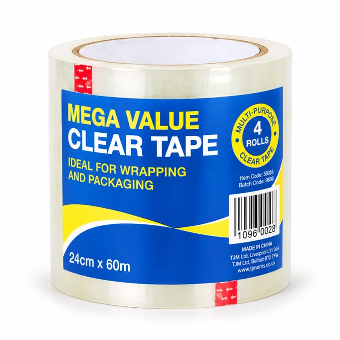 Clear Tape 4PK