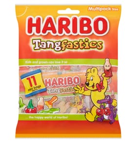 Haribo Tangfastics Multipack 11 Mini Bags 176g