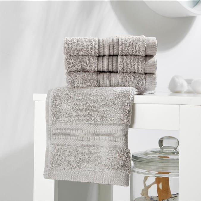 Home Collections Silver 6 Luxury Face Cloths