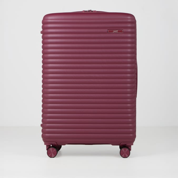 Salisburys Ibiza Hard Shell Suitcase - Burgundy