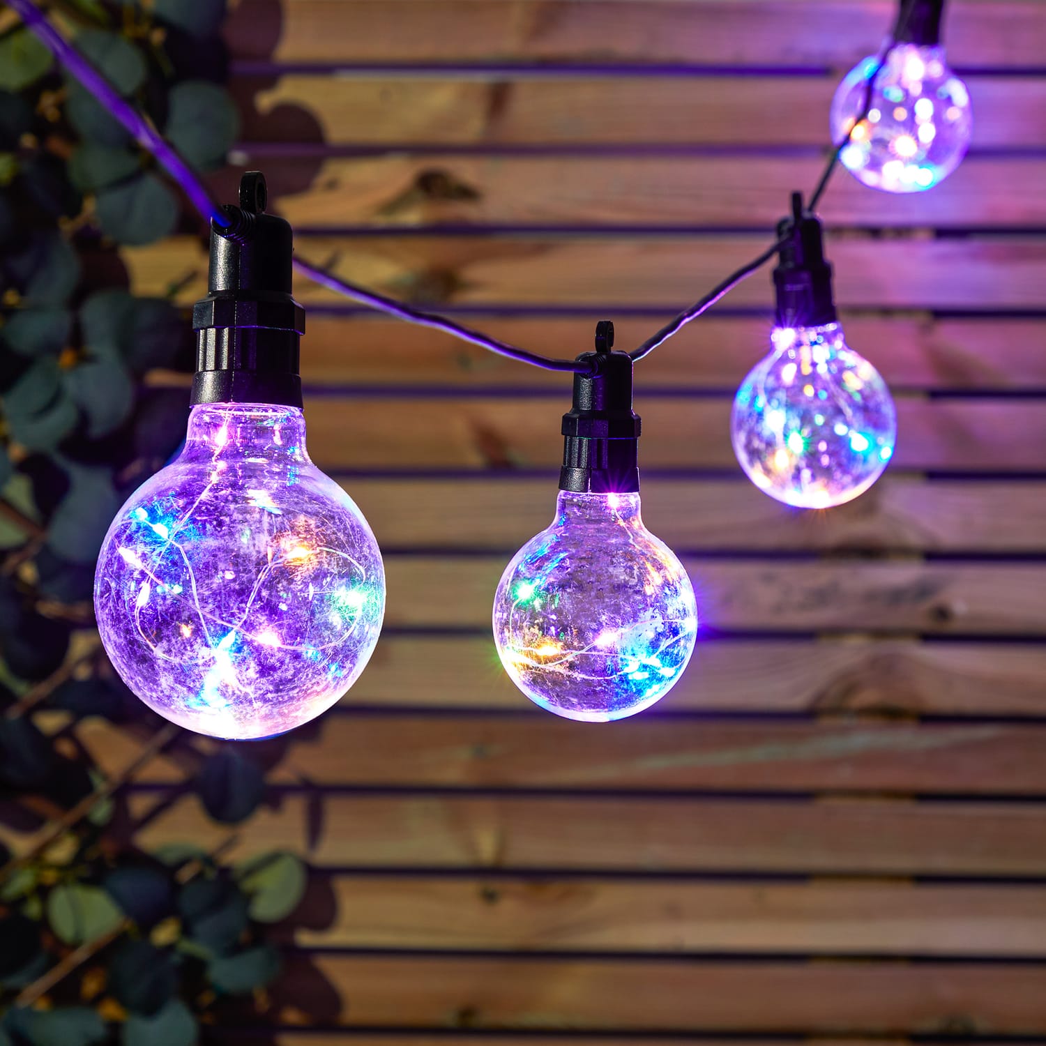 Prestige Lighting 10 Copper Wire LED Ball Extendable String Lights ...