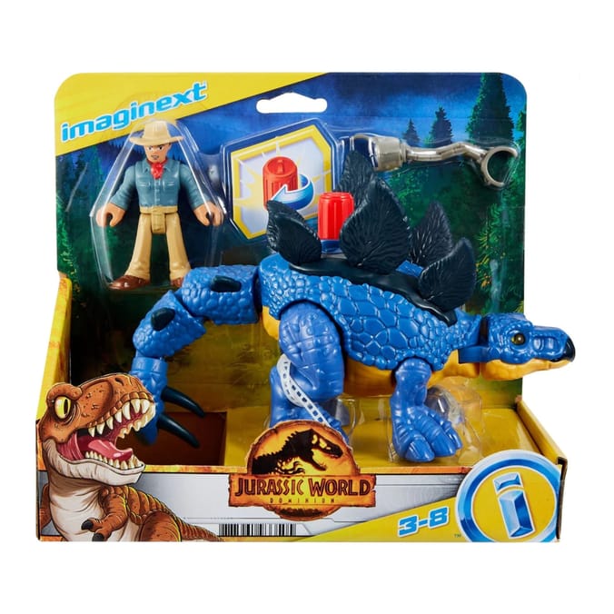 Imaginext Jurassic World Dominion - Dr. Grant & Stegosaurus