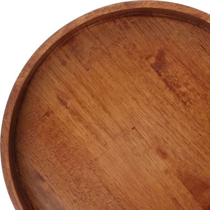 Hinch Home Round Wooden Tray