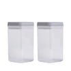 Kitchen Solutions 2 Square Lock Storage Containers 2.3l - Grey