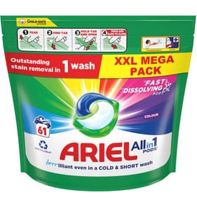 Ariel All-in-1 Pods Washing Liquid Capsules 61 Washes