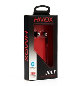 HMDX Jolt Wireless Earbuds with Mic - Black