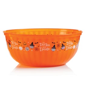 Hallowscream Plastic Bowl - Orange 