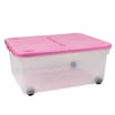 Utility Reusable Plastic 30L Wheeled Box