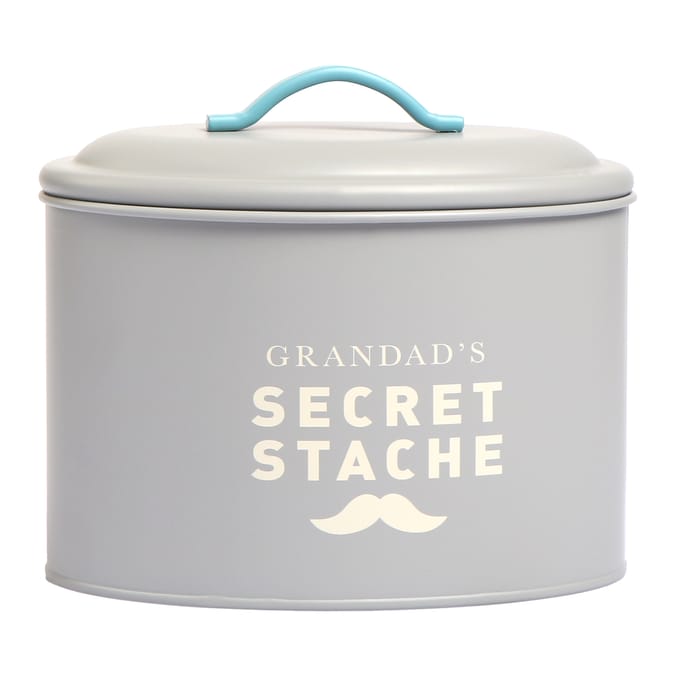 Just For You Dad Biscuit Tin - Grandad's Secret Stache