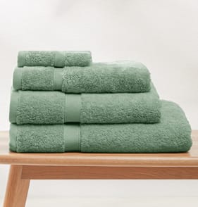  Home Collections Ultra Absorbent Green Bath Towel
