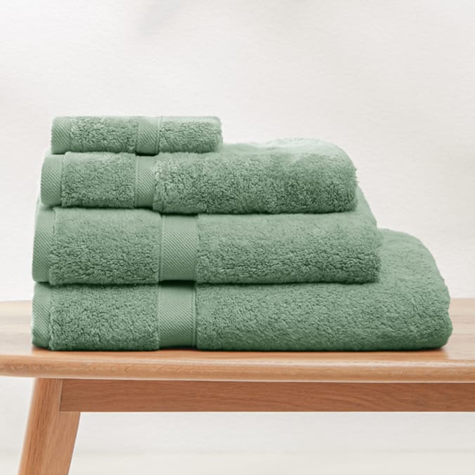  Home Collections Ultra Absorbent Green Bath Towel