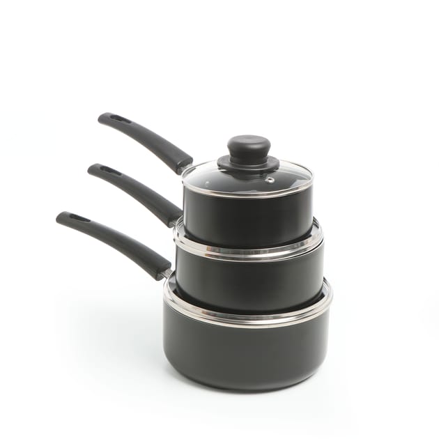 Everyday Essentials Pan Set 3 Pack Home Bargains