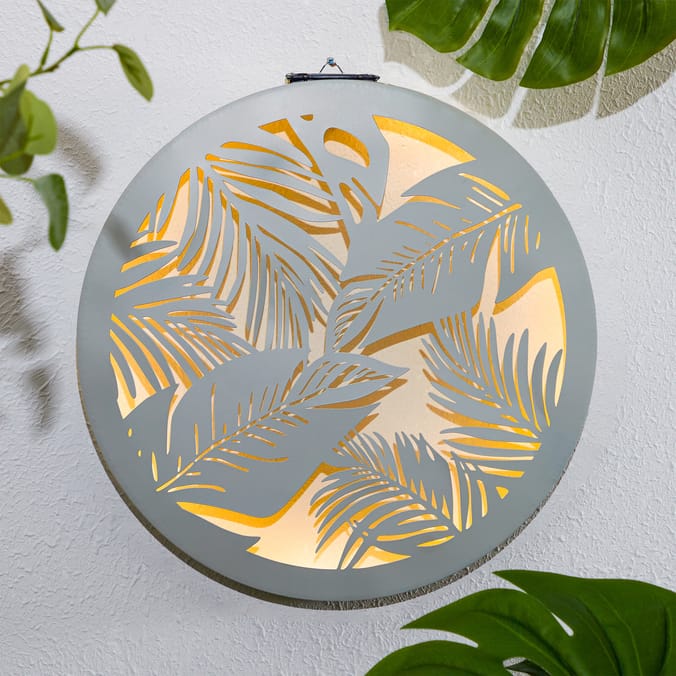 Firefly Metal Wall Art Solar Light
