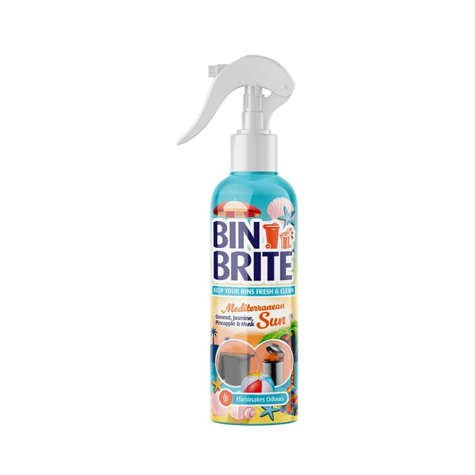 Bin Brite Bin Odour Neutraliser Spray 400ml - Mediterranean Sun