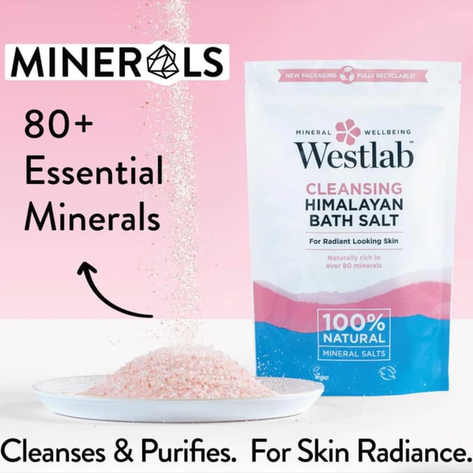 Westlab Cleansing Himalayan Salt 1kg x2
