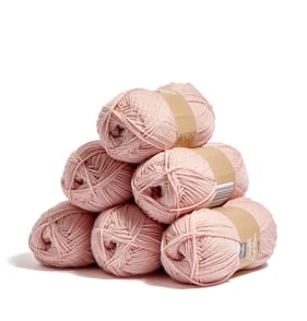 Crafty Things Double Knit Yarn 100g - Dusky Pink x6