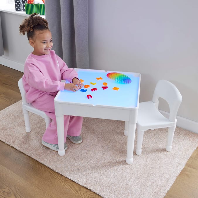 Liberty House Toys Light Table and Two Chairs Set