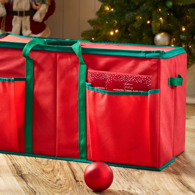 Christmas baubles storage bag hotsell