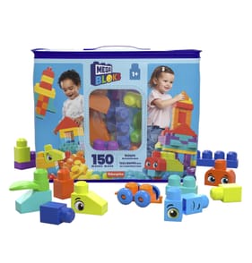 Mega Bloks 150 Pieces Toy Blocks With Storage Bag