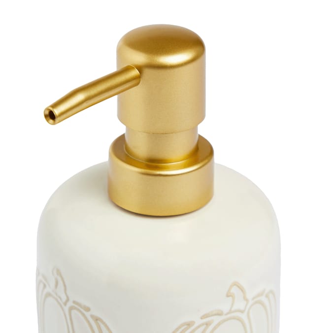 The Lifestyle Edit Harvest Pumpkin Soap Dispenser
