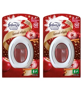 Febreze Spiced Apple Bathroom Air Freshener x2