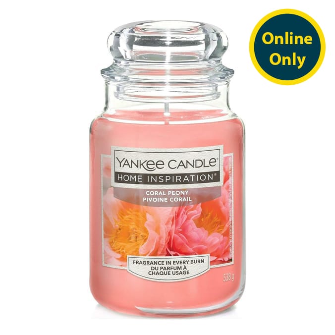 Yankee Candle Home Inspirations Large Jar 538g - Coral Peony