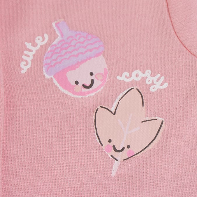 Pure Baby Long Sleeved Sleepsuits 3 Pack